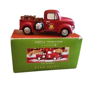 2002 Simple Traditions By Department 56 Wally's Wood Delivery Truck 2"X4"